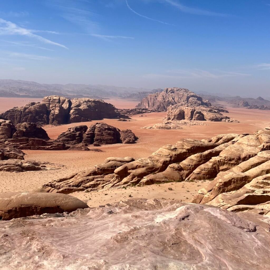 Désert rouge & blanc de Wadi Rum