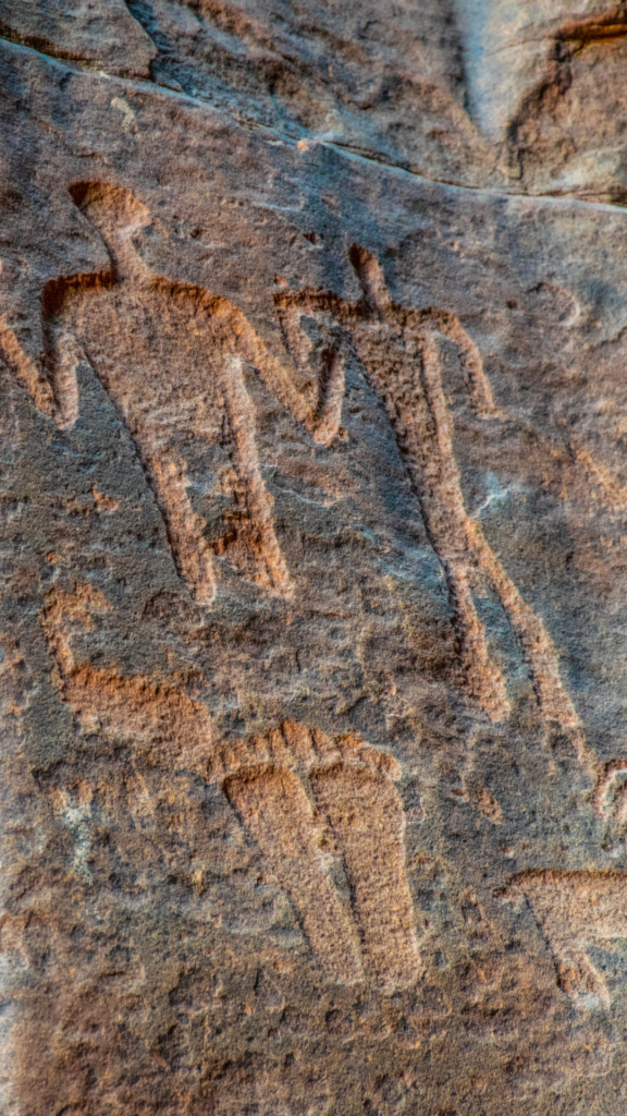 Grès sculpté par le vent à Wadi Rum