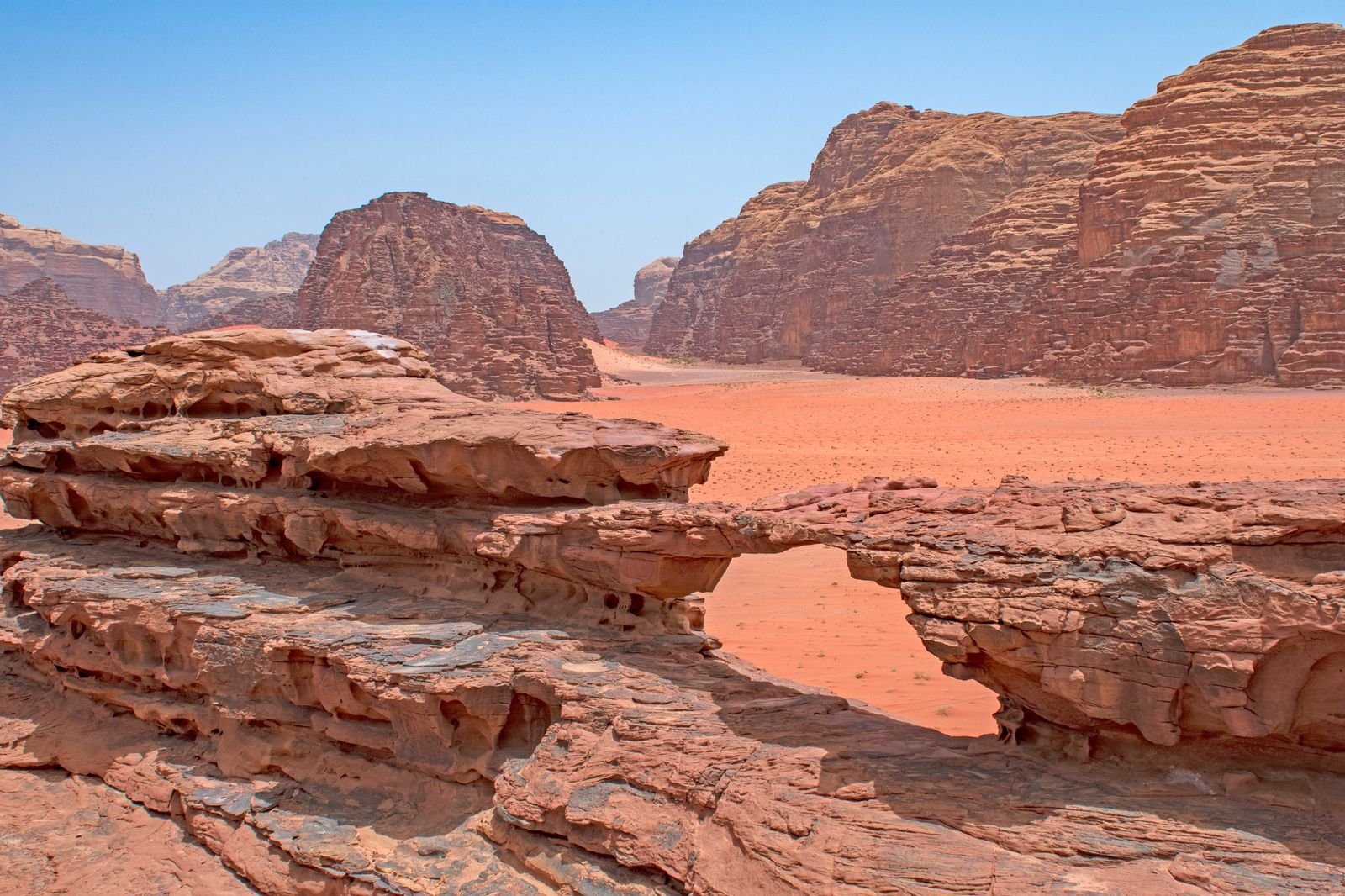 Little Bridge, petit pont rocheux de Wadi Rum