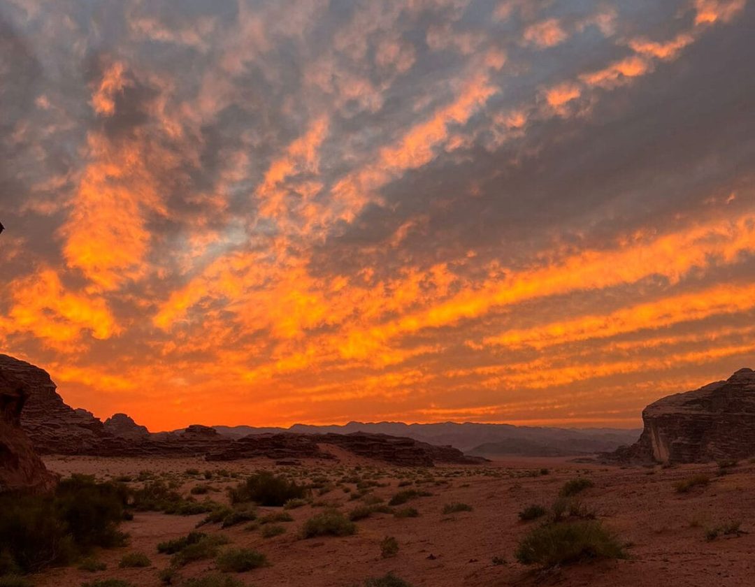 coucher du soleil wadi rum